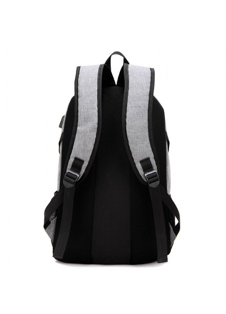 Cross border Korean multi-functional USB charging backpack college student bag leisure backpack computer bag wholesale 