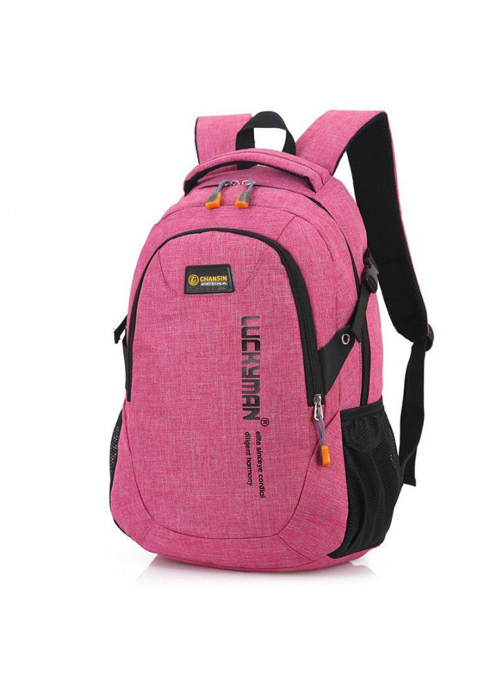Cross border travel backpack leisure printing Student Backpack schoolbag logo customized student bag printing 