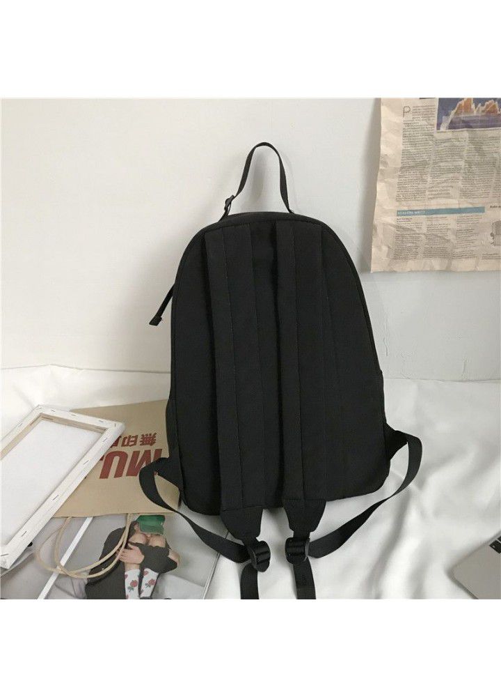 Double shoulder schoolbag new nylon anti splashing, anti-wear, anti-theft, college style, large and small backpack trend for men and women 