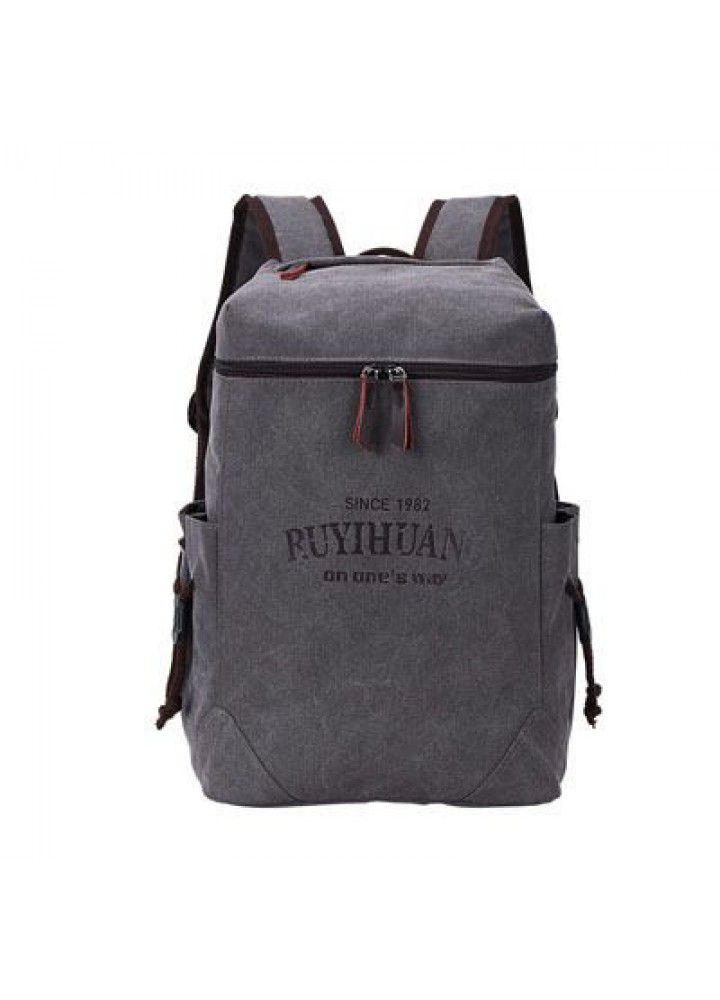 Fashionable large capacity travel Canvas Backpack for men outdoor travel sports bag for students schoolbag for men 8951 