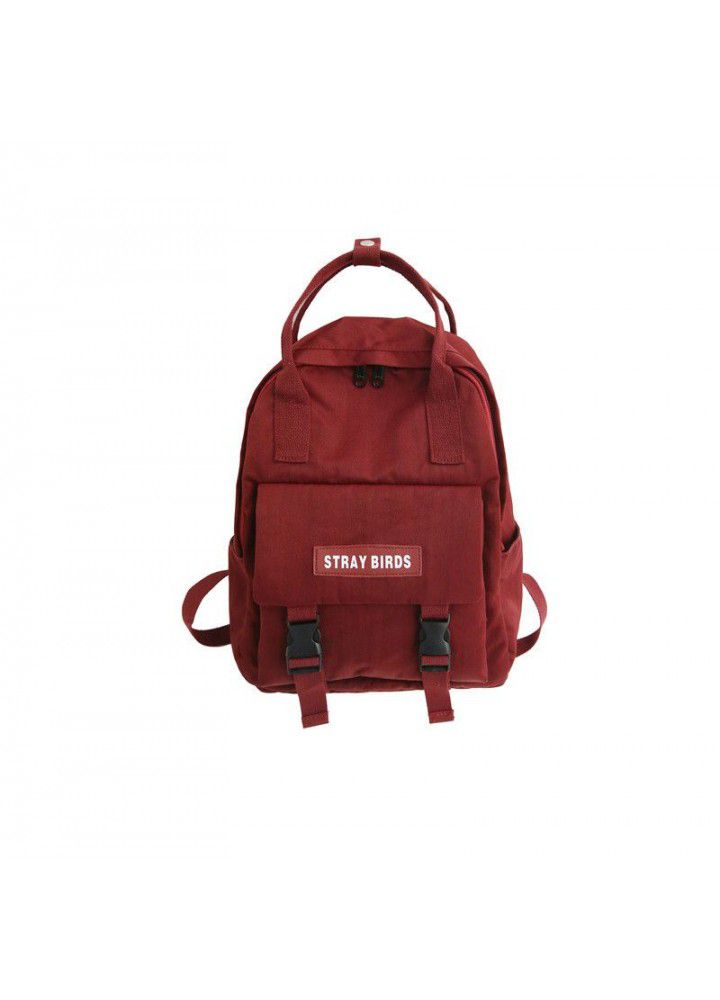 Nylon Backpack  new style, fashionable, waterproof, large capacity, hand-held student bag 