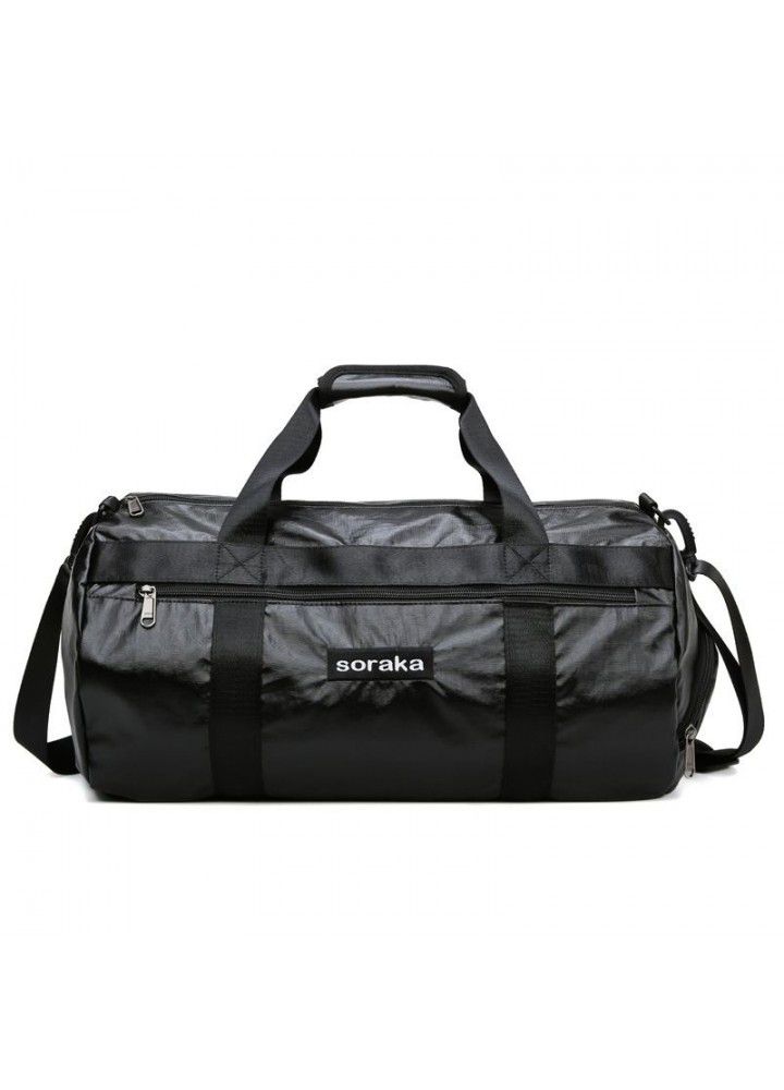 Dry wet separation fitness bag  autumn new nylon wear resistant waterproof large capacity travel bag 