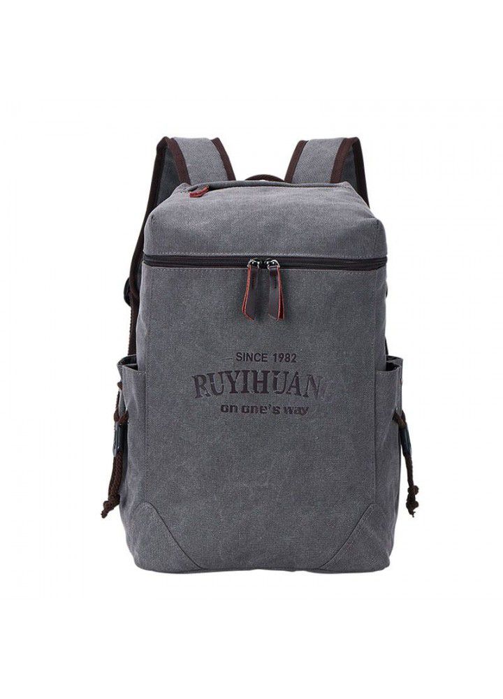 Fashionable large capacity travel Canvas Backpack for men outdoor travel sports bag for students schoolbag for men 8951 