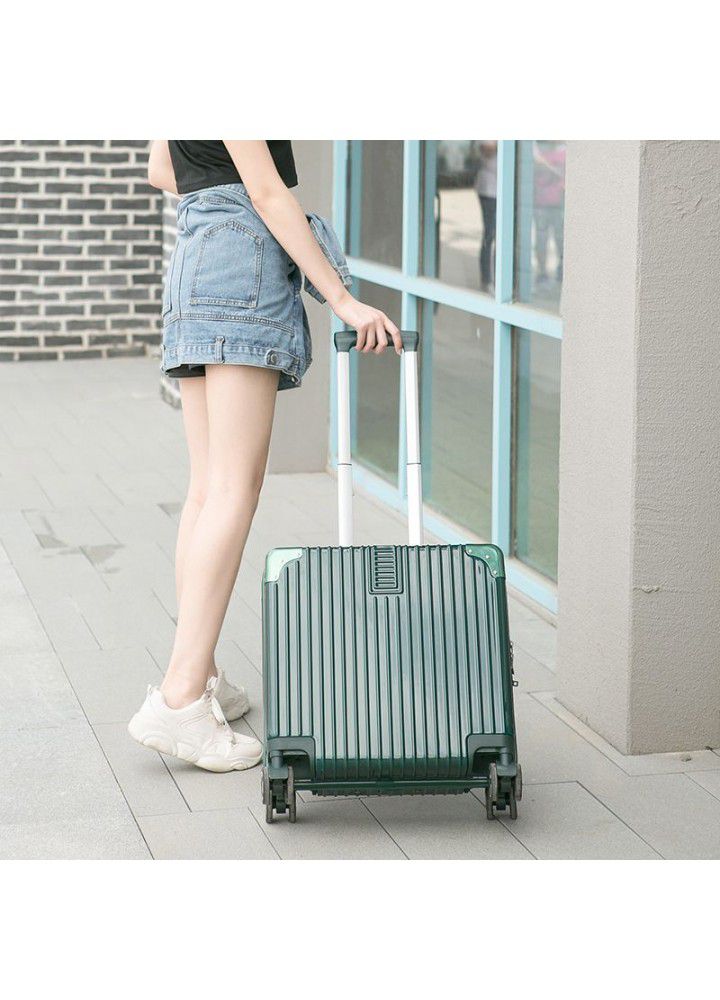 Suitcase women's small trolley case small password suitcase 18 inch boarding box net red 16 light small cute 