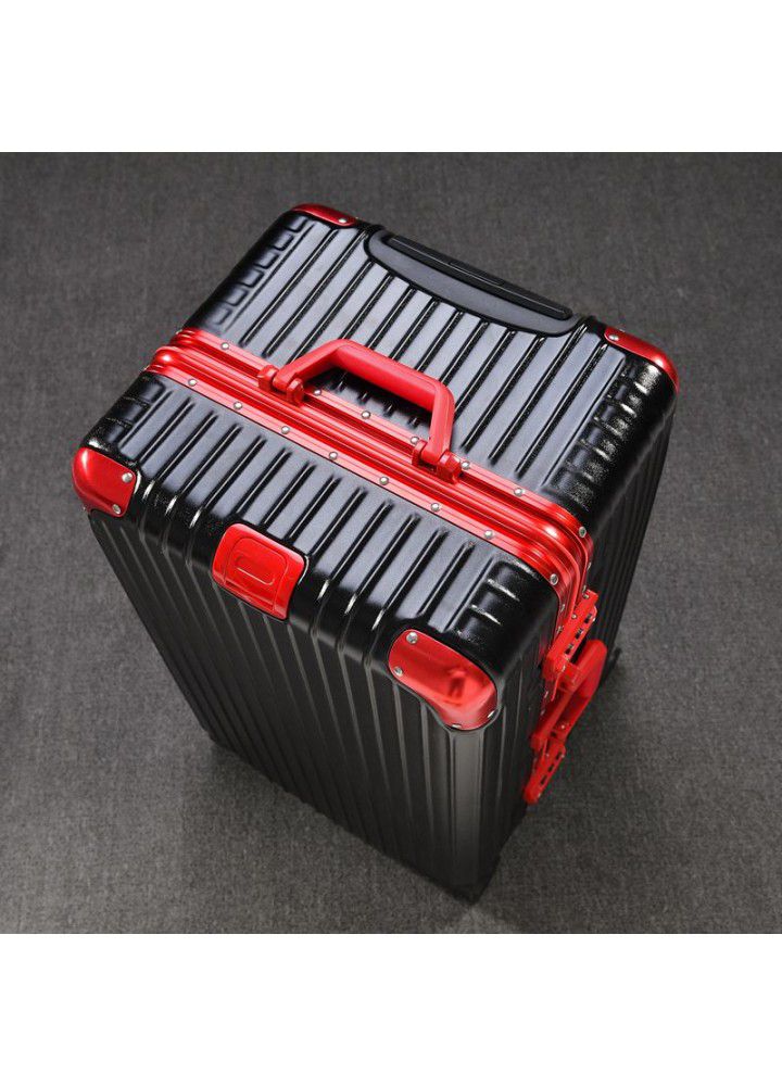 Thickened aluminum frame trolley case universal wheel extra large capacity travel case overseas consignment kit 32 inch luggage 
