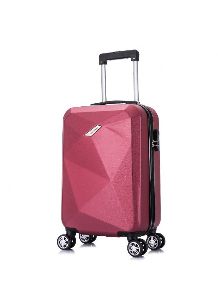 Korean version suitcase women's universal wheels ins net red small fresh travel trolley box 24 inch boarding code leather box tide 