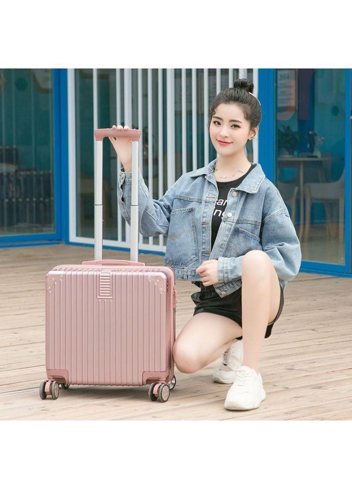 Mini suitcase light small boarding trolley case 20 female password travel case male 18 inch Korean version small fresh 