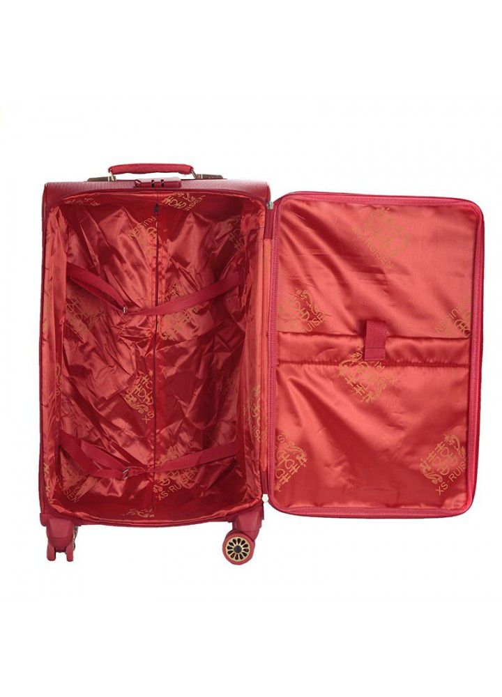 Suitcase Trolley Case women's suitcase Cardan wheel suitcase red wedding suitcase dowry suitcase 