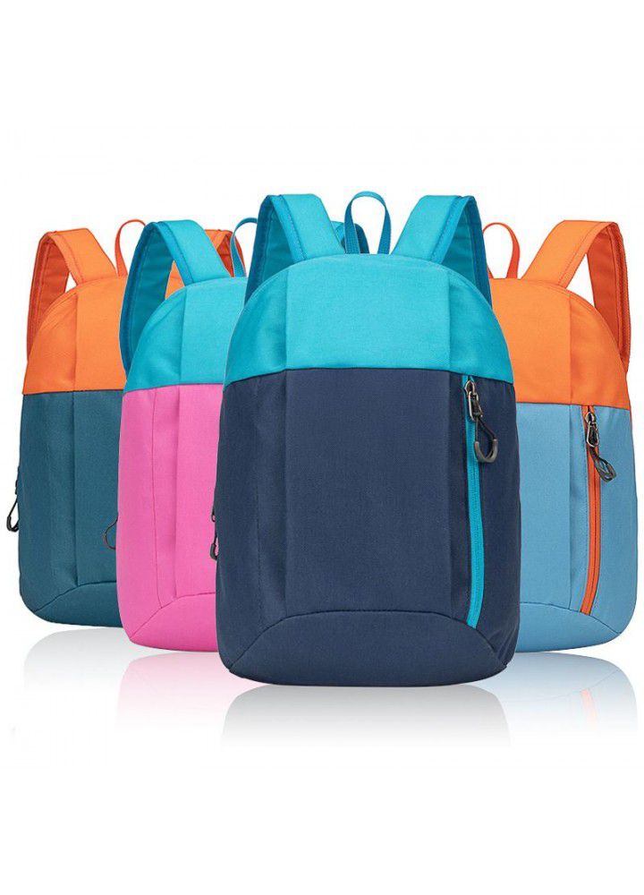 Decathlon's same outdoor backpack children's schoolbag tutorial gift customized small bag outdoor sports travel backpack 
