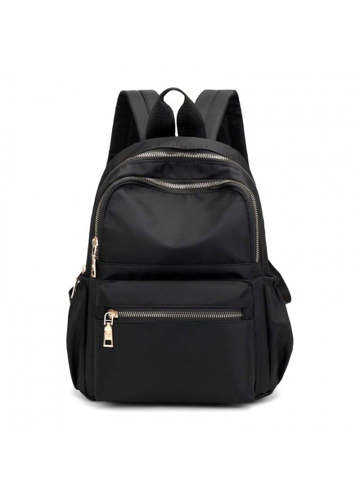 Backpack women's Nylon fashion leisure backpack simple fashion Korean student schoolbag work shopping Backpack 