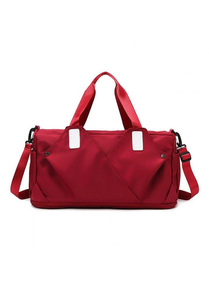 Cross border new sports fitness bag expansion handbag waterproof swimming dry wet separation Yoga luggage bag travel bag 