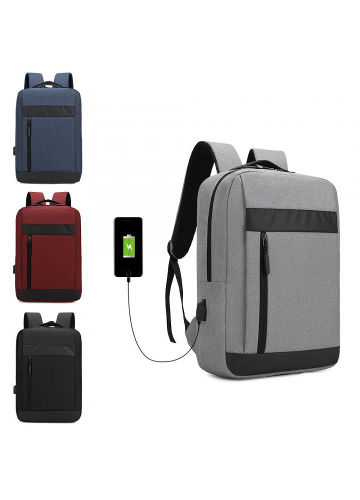 Computer bag notebook schoolbag multipurpose business backpack anti theft USB charging men's backpack custom logo 