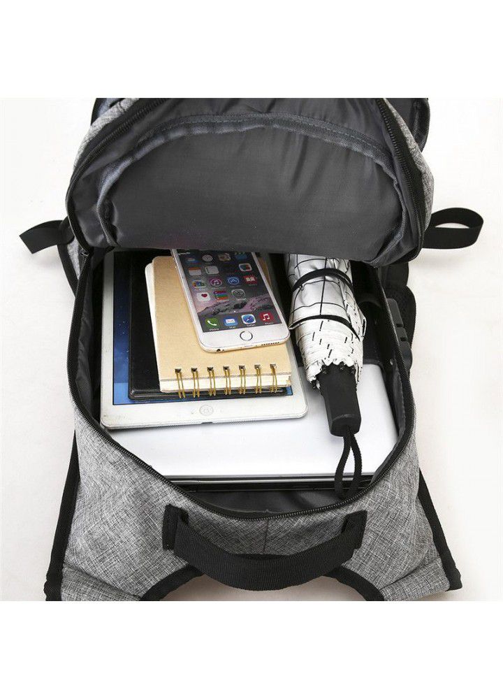Feisha bag  census backpack men's leisure USB men's backpack breathable business computer bag 
