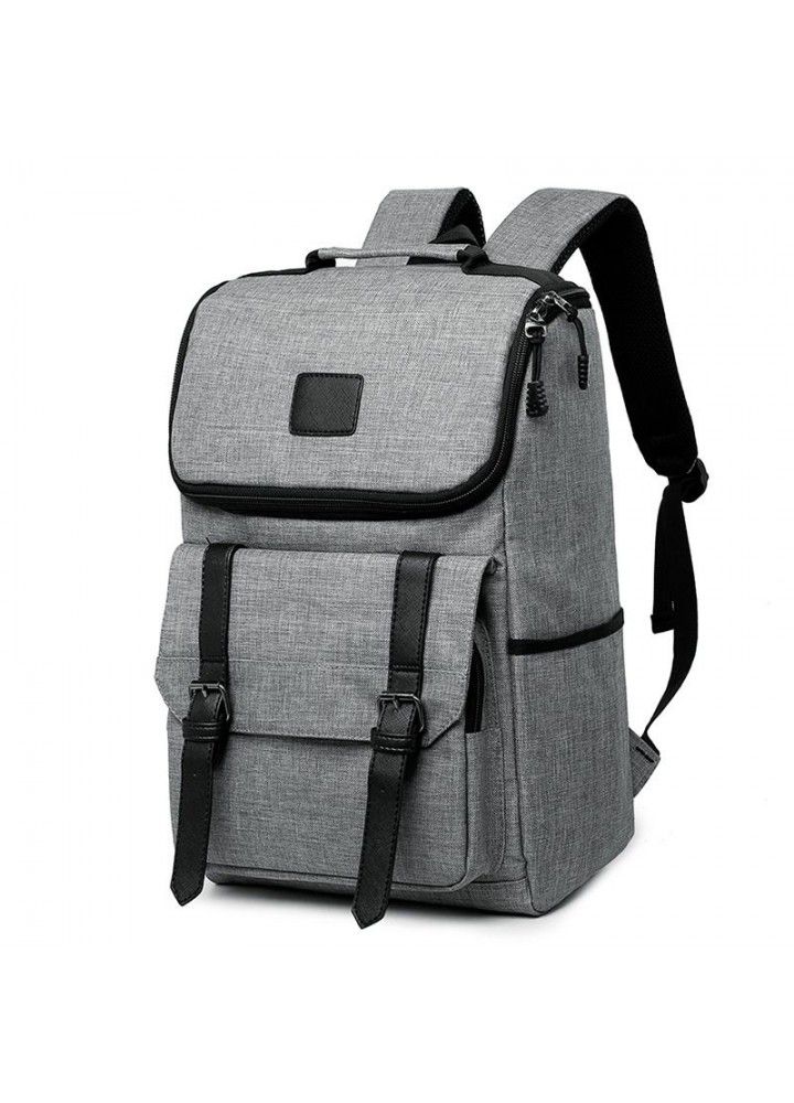 Cross border wish Amazon wholesale Korean schoolbag computer bag Student Backpack Oxford cloth men's backpack men's bag 