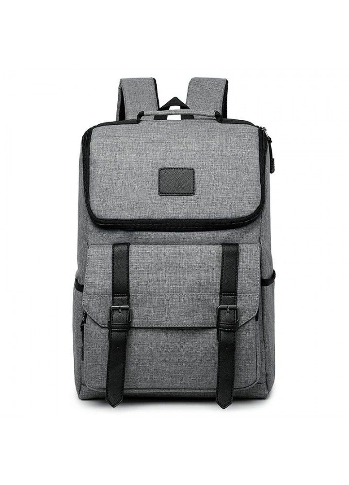 Cross border wish Amazon wholesale Korean schoolbag computer bag Student Backpack Oxford cloth men's backpack men's bag 