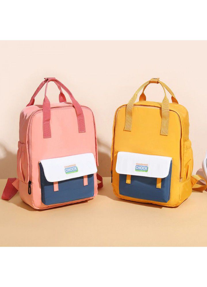 Becky  new simple backpack custom fashion Korean leisure backpack for primary and secondary school students 