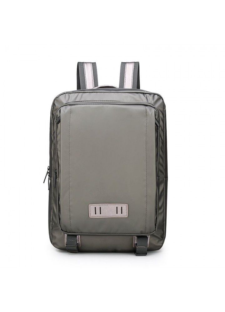 New men's backpack high school students' schoolbag boys' trend backpack waterproof wear resistant laptop bag 