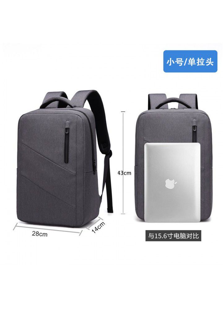 Cross border business backpack 15.6-inch water repellent computer backpack Oxford cloth student schoolbag 