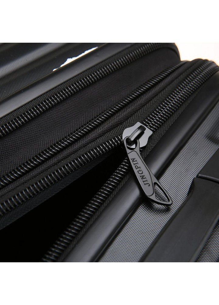 Classic business men's 20 inch suitcase stripe 24 inch women's suitcase expansion layer large capacity 28 inch suitcase