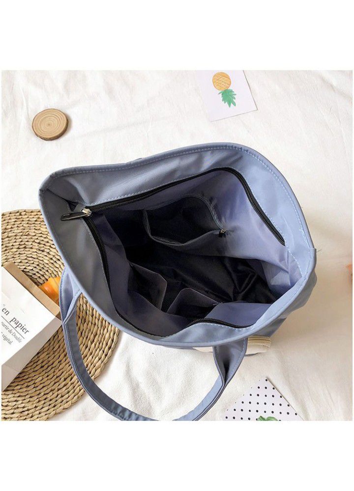 Korean autumn and winter new handbag women's large capacity fashion simple single shoulder bag student literature bag 
