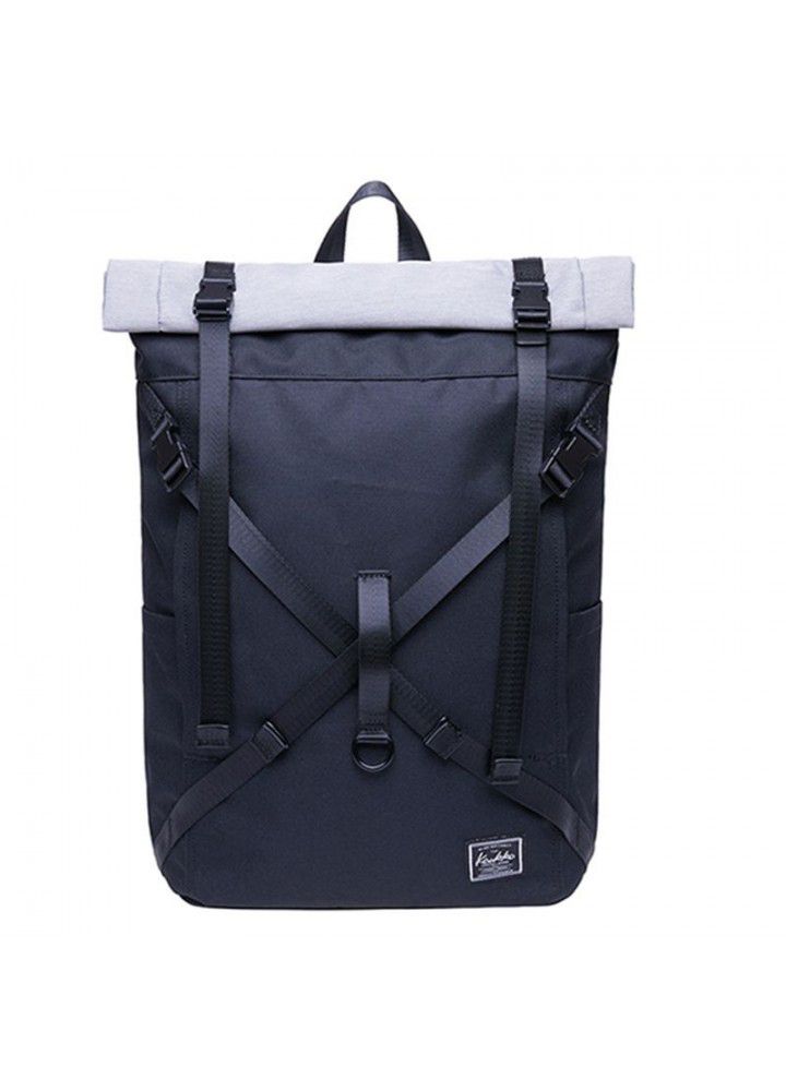 Cross border 2021 new Nylon Backpack female Korean computer middle school student schoolbag business travel waterproof backpack male 