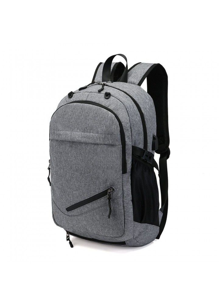 Basketball bag men's backpack USB charging intelligent backpack large capacity water splashing computer student schoolbag 