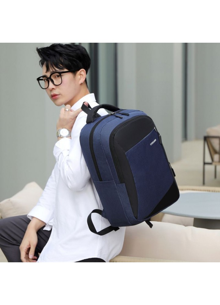 2021 new business bag USB rechargeable schoolbag travel splash proof laptop bag wholesale Backpack 
