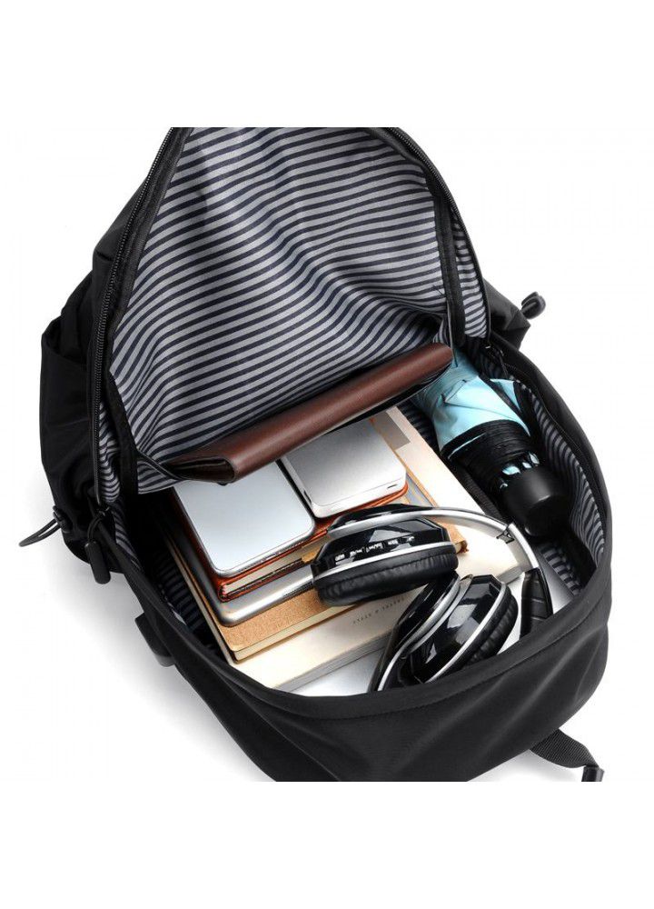 Korean backpack men's business leisure computer bag waterproof travel bag trend student schoolbag wholesale customization 