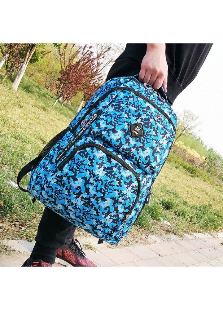 New camouflage backpack large capacity outdoor travel computer backpack boys and girls schoolbag spot wholesale customization 