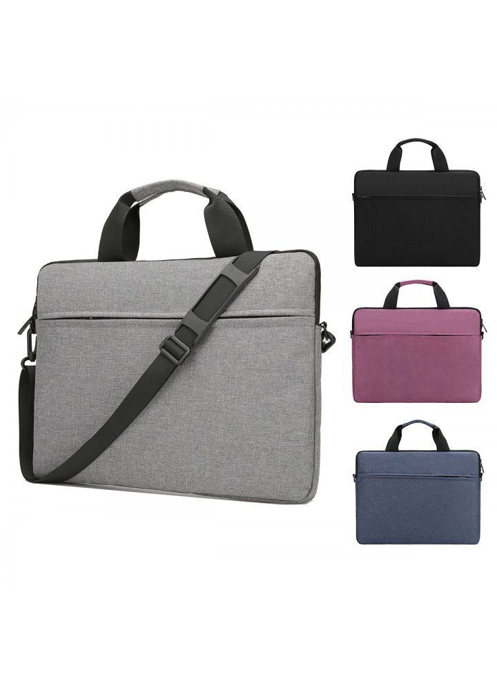 2021 new portable laptop bag, light inner bag, one shoulder cross carrying Apple Xiaomi Huawei computer bag 