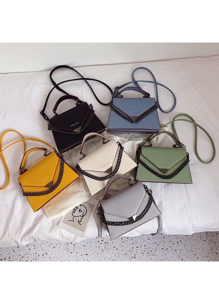 Texture messenger bag women's bag  spring fashion women's single shoulder bag chain handbag 