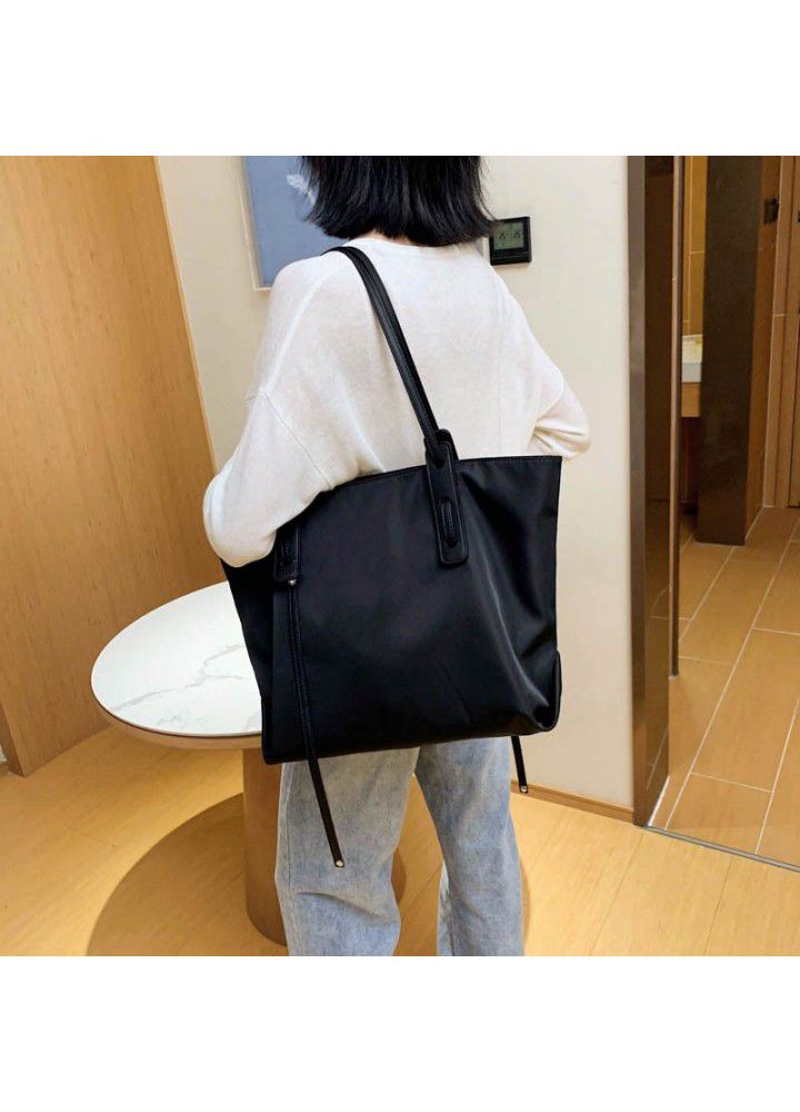 Bag women's bag new  women's single shoulder bag trend Oxford butot bag leisure large capacity handbag women's bag 