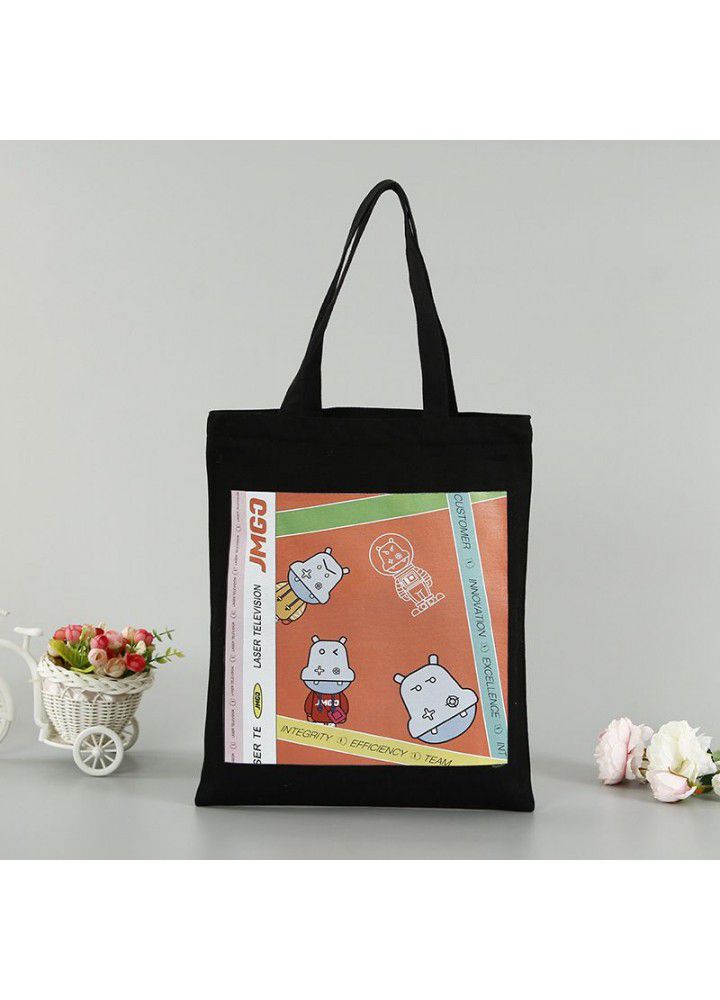 Manufacturers wholesale canvas bags customized shopping portable canvas bags customized advertising portable cotton bags printed logo 