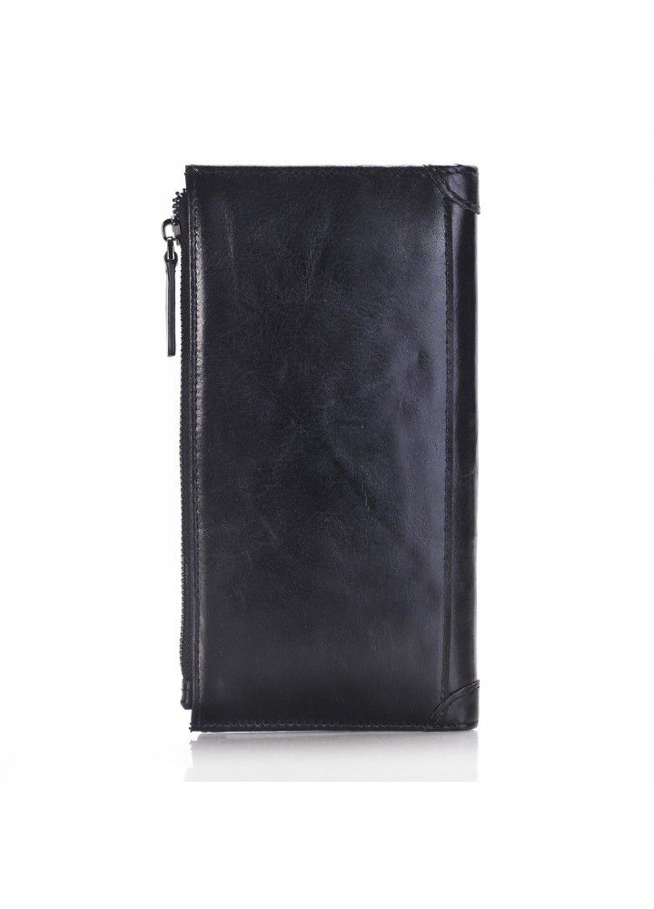 Foreign trade long men's wallet popular men's large capacity hand bag zipper Mobile Phone Wallet spot wholesale 