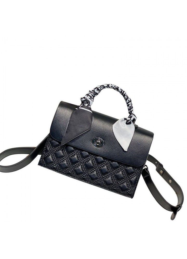 Leather bag women's  new head leather natural drop Crossbody Shoulder Bag Fashion rhombic handbag 3323 