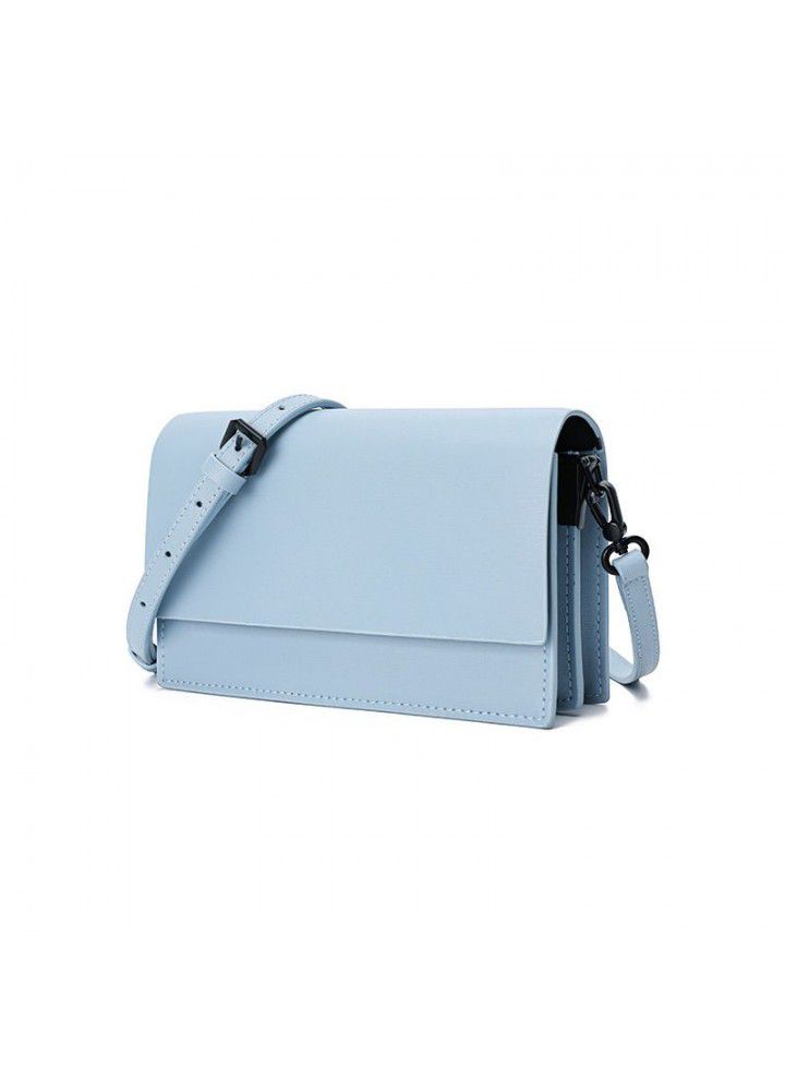 Bag women  new fashion trend foreign style texture versatile small square bag Single Shoulder Messenger Bag 0407 