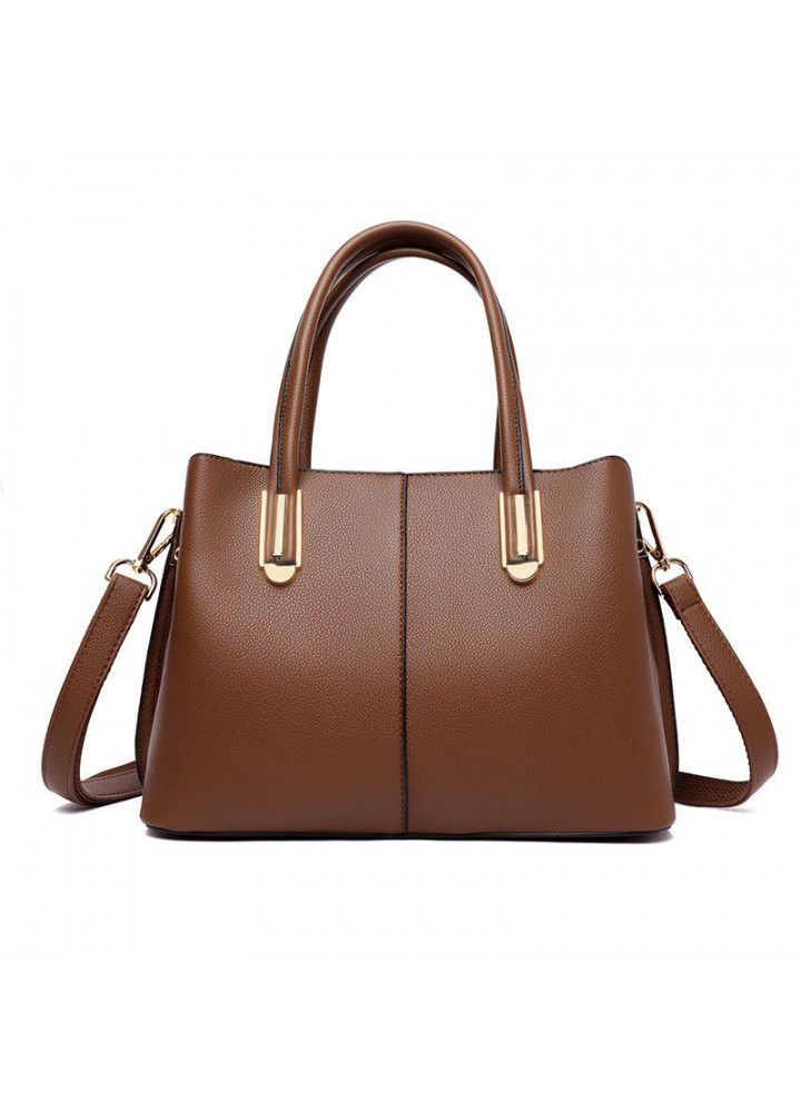 High quality women's bag  new simple fashion atmosphere handbag versatile women's one shoulder messenger bag wholesale 