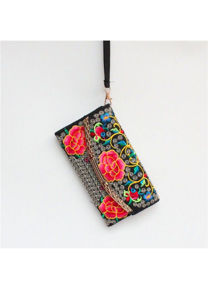 Yunnan ethnic style embroidery bag women's Embroidery change bag hand single shoulder dual purpose leisure bag manufacturer wholesale 