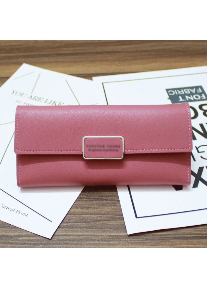 Women's wallet long 30% discount multi Card Wallet Korean retro fashion student wallet card bag fashion factory direct sales 