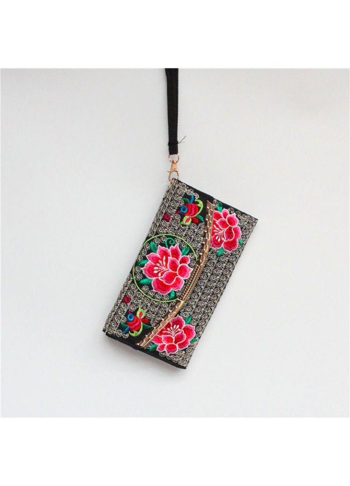 Yunnan ethnic style embroidery bag women's Embroidery change bag hand single shoulder dual purpose leisure bag manufacturer wholesale 