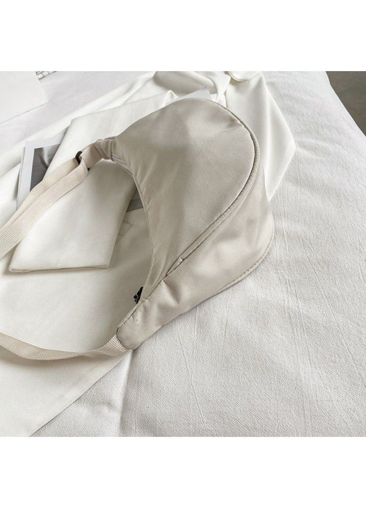 Large capacity nylon bag female  new Korean version simple cow pattern messenger bag wide shoulder strap fashion dumpling bag 