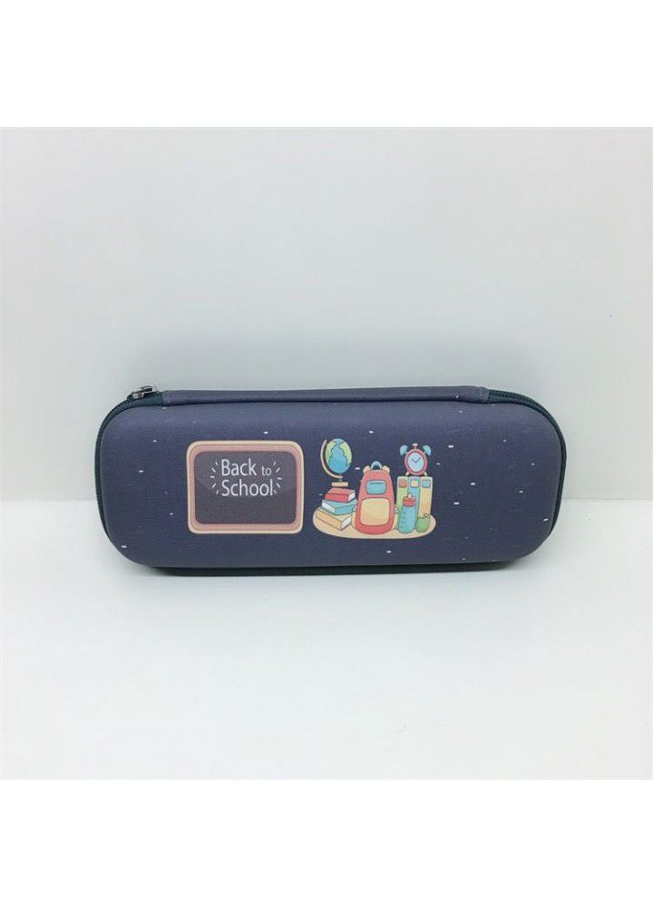 Yiwu manufacturer customized EVA pencil case for primary school students environmental protection EVA pencil bag