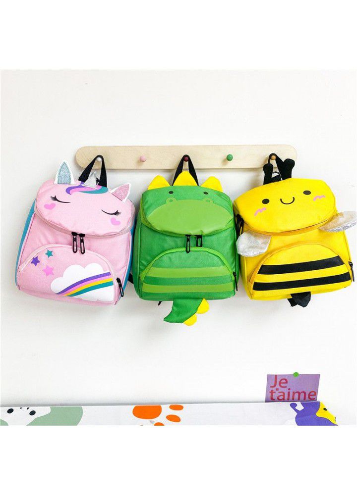New anti lost children's schoolbag kindergarten baby cartoon backpack 2-5-year-old boys and Girls Backpack