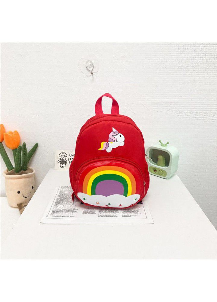 Anti lost children's schoolbag cartoon dinosaur kindergarten baby backpack new boys and girls Korean Travel Backpack
