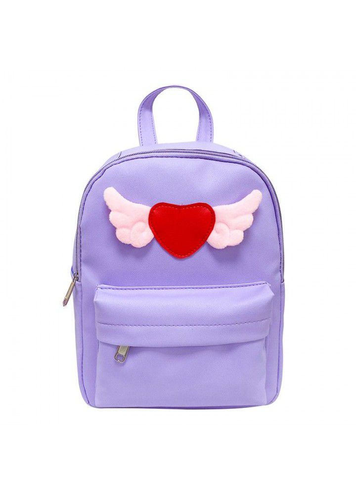 Ins Korean version of foreign girl backpack fashion Princess Pu travel bag kindergarten baby cartoon Backpack