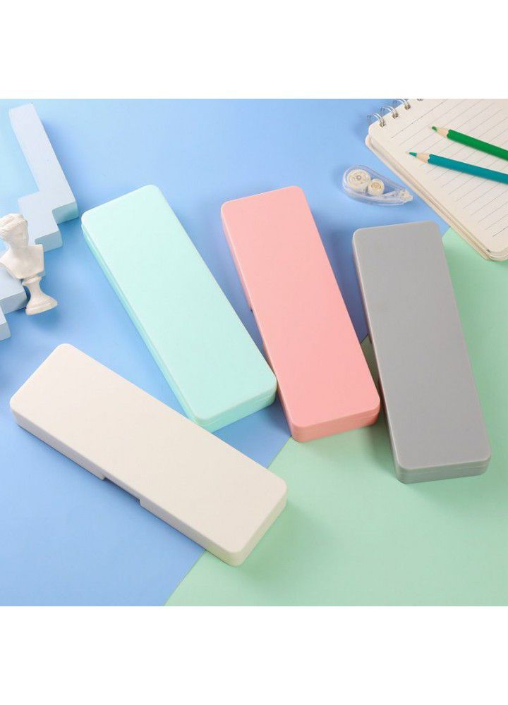 Spot PP stationery box children's primary school students net red ins pencil box multifunctional plastic pencil box