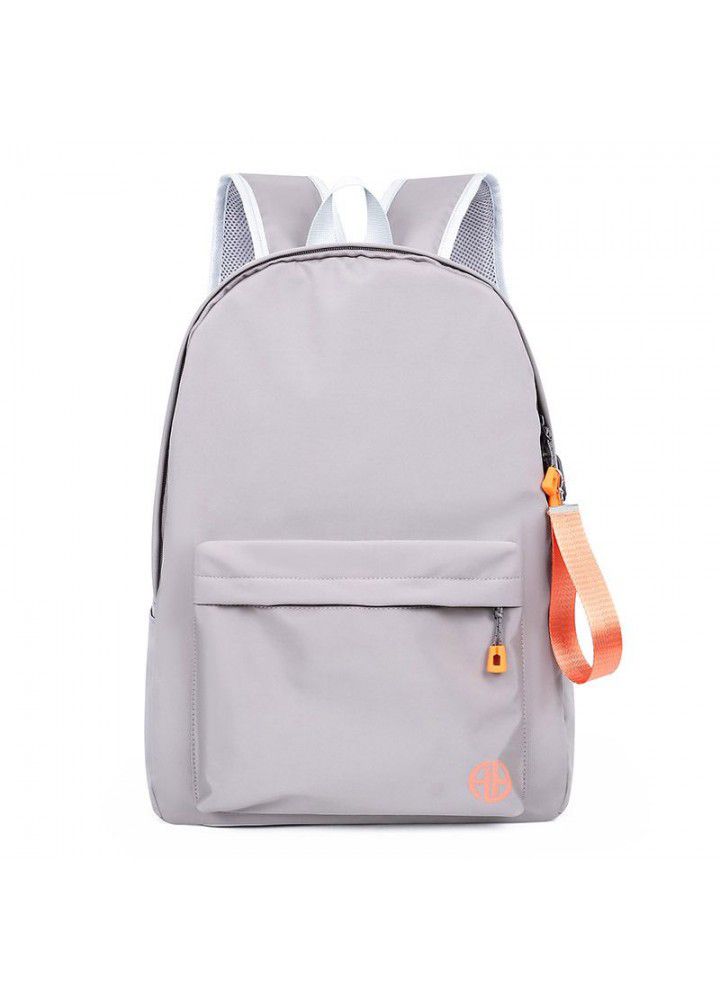  new backpack large capacity student schoolbag leisure fashion backpack Korean small clear outdoor