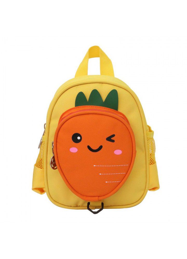 Anti lost children's bag kindergarten 1-3-year-old baby snack backpack fashion boys and girls cartoon backpack wholesale
