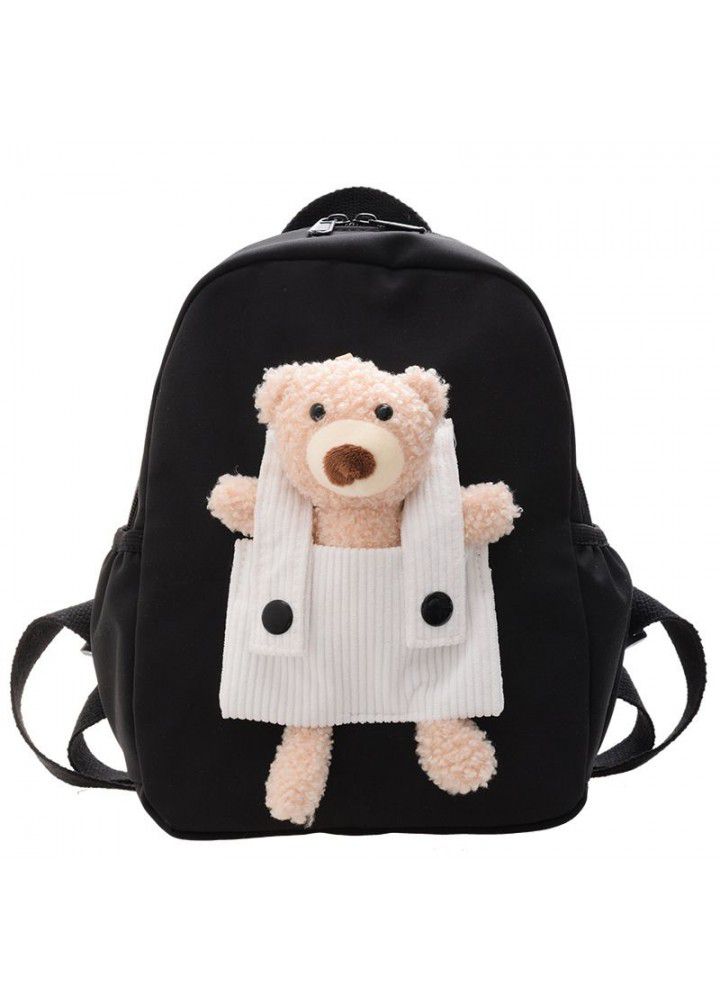 Kindergarten schoolbag Cartoon Bear boys and Girls Backpack  spring new children's backpack gift bag wholesale
