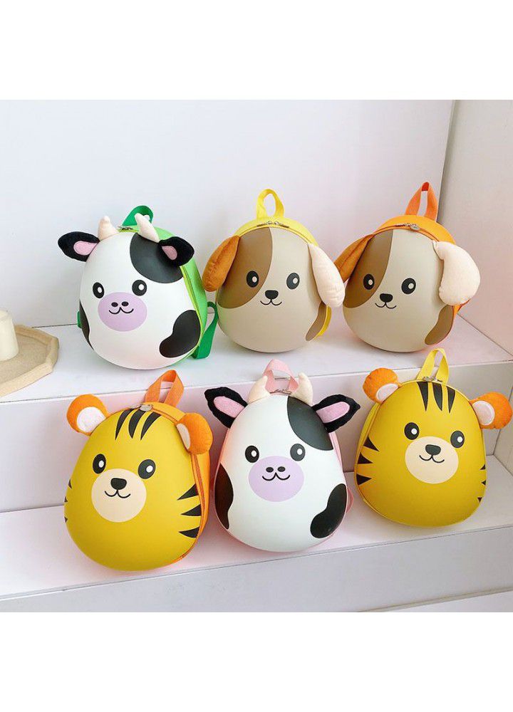 Children's schoolbag new cartoon little tiger eggshell backpack kindergarten boys and girls hard shell Backpack